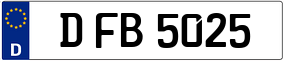 Truck License Plate